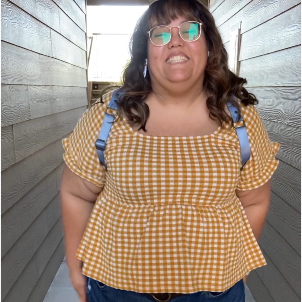 Madewell Gingham Top